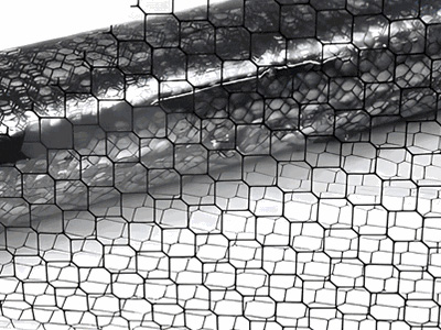Anti-static mesh curtain