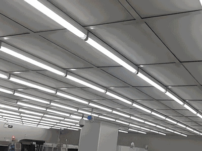 Cleanroom LED lighting